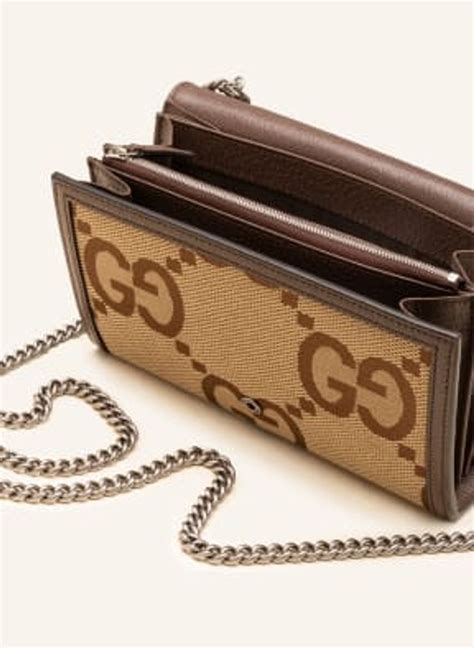 gucci dionysus jumbo gg chain wallet|Gucci interlocking wallet on chain.